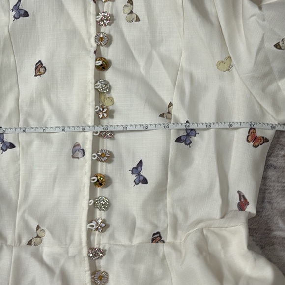 Floral Print Long Sleeve Dress - Picture 11 of 12